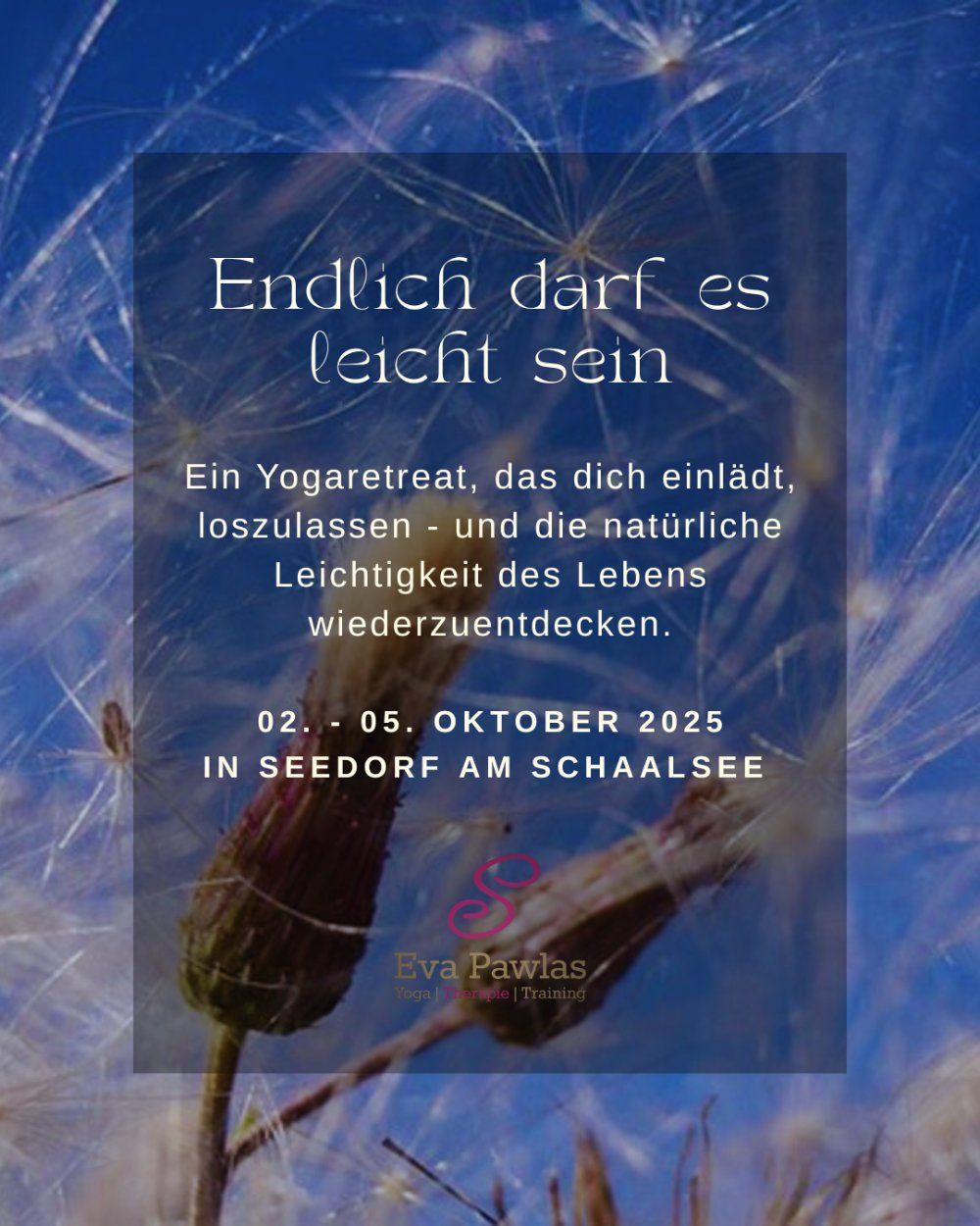 Event image for Endlich darf es leicht sein - Retreat am See